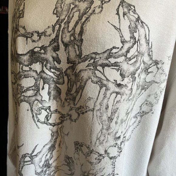 Goth Cross Oversized Long Sleeve - Picture 3 of 7